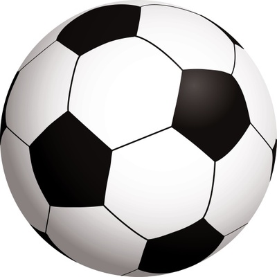 A soccer ball is shown with no background.